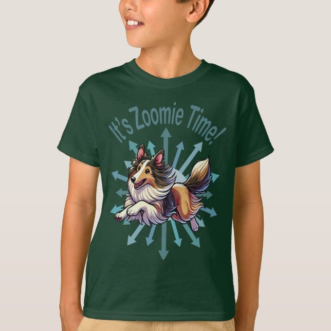 Camiseta Es Zoomie Time Collie (Anverso)