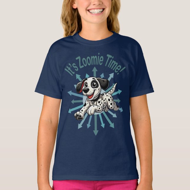 Camiseta Es Zoomie Time Dalmatian (Anverso)