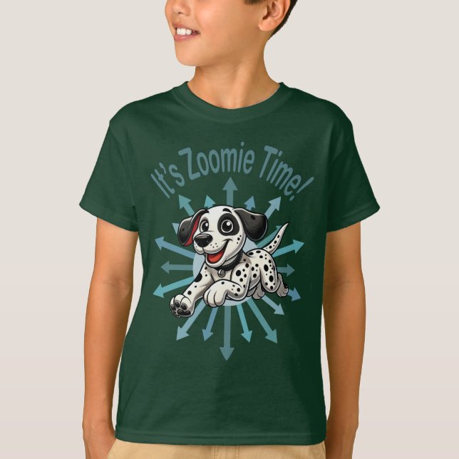 Camiseta Es Zoomie Time Dalmatian (Anverso)