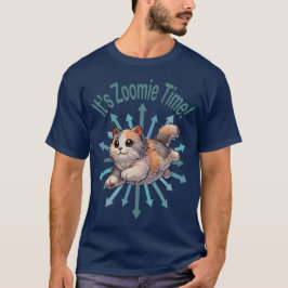 Camiseta Es Zoomie Time Dilute Calico Cat