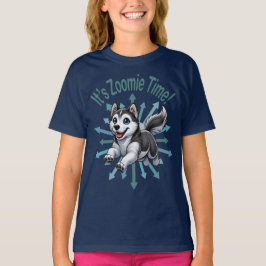Camiseta Es Zoomie Time Husky