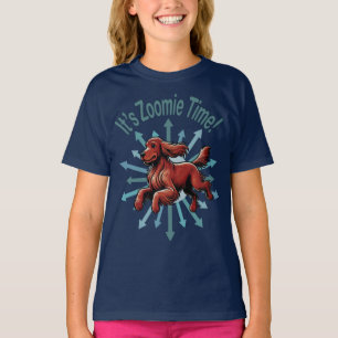 Camiseta Es Zoomie Time Irish Setter