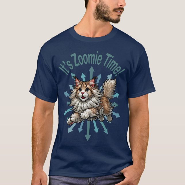 Camiseta Es Zoomie Time Maine Coon Cat (Anverso)