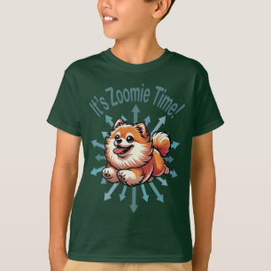 Camiseta Es Zoomie Time Pomeranian