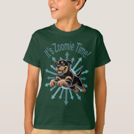 Camiseta Es Zoomie Time Rottweiler
