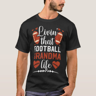 Camiseta Esa Abuela de Fútbol Americano Vida Jugador de Fút