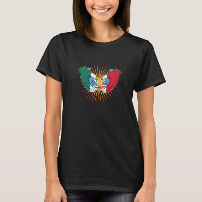 Camiseta Esa es la mezcla perfecta entre Guatemala, México  (Anverso)