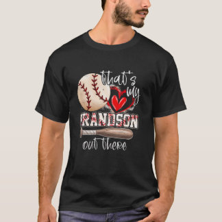 Camiseta Esa Es Mi Abuela Ahí Fuera Abuela De Béisbol.