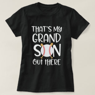 Camiseta Ésa es mi abuela del béisbol del nieto hacia fuera