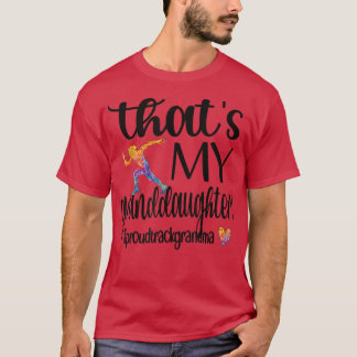 Camiseta Esa es mi abuela orgullosa abuela de pista 