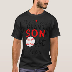 Camiseta Esa Es Mi Abuela Que Está Ahí Fuera De Béisbol Par