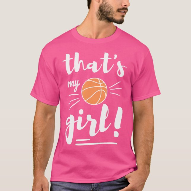 Camiseta Ésa es mi Chica Baloncesto Básquetbol, mamá Balonc (Anverso)