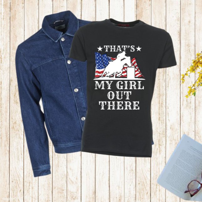 Camiseta Esa es mi Chica Carreras de barril papá mamá padre (Subido por el creador)