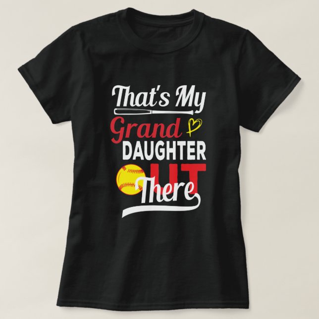 Camiseta Esa es mi gran hija, regalo de béisbol (Diseño del anverso)