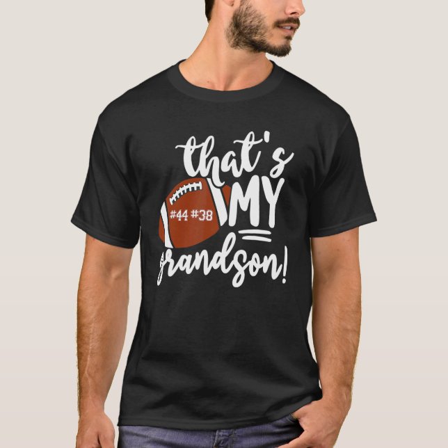 Camiseta Esa es mi nieta orgullosa abuela de fútbol Nana Mi (Anverso)
