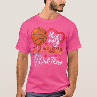 Camiseta Esa es mi nieto por ahí Abuela de baloncesto Día d