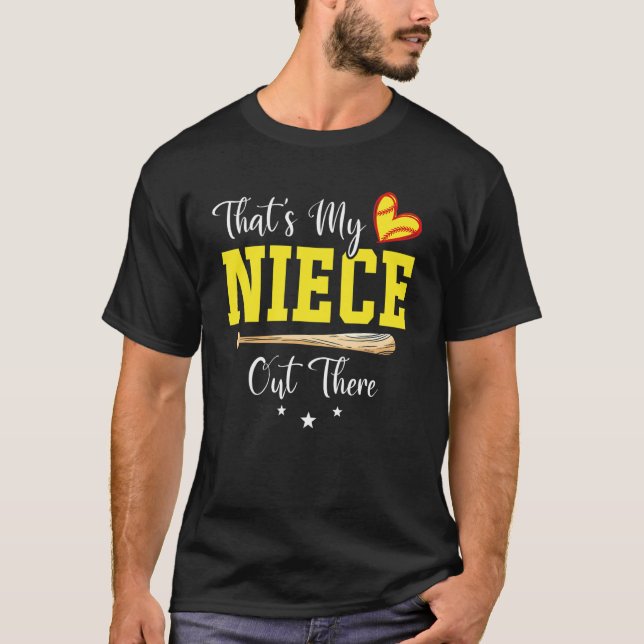 Camiseta Esa es mi sobrina ahí afuera, el orgulloso tío del (Anverso)