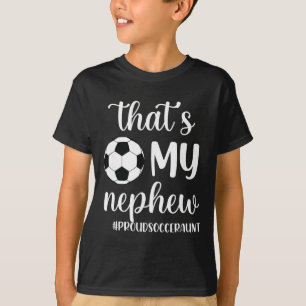 Camiseta Esa es mi sobrina orgullosa tía de fútbol soccer A