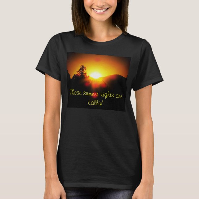 Camiseta ¡Esas noches de verano! (Anverso)