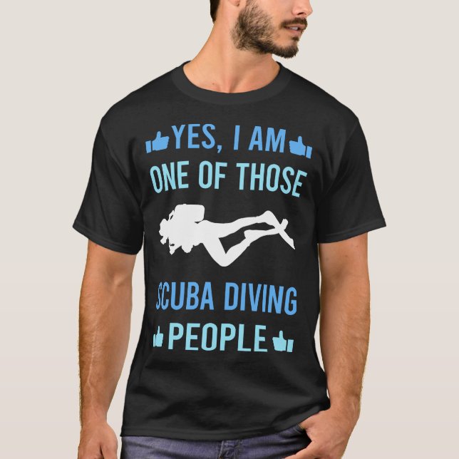 Camiseta Esas Personas Scuba Buceando (Anverso)