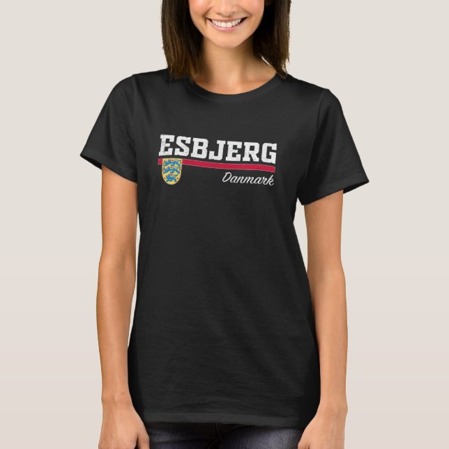 Camiseta Esbjerg Dinamarca Danmark (Anverso)