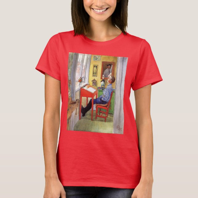 Camiseta Esbjorn Haciendo su tarea personal por Carl Larsso (Anverso)