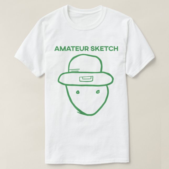 Camiseta Esbozo Amateur Leprechaun Móvil Alabama St Patric (Diseño del anverso)