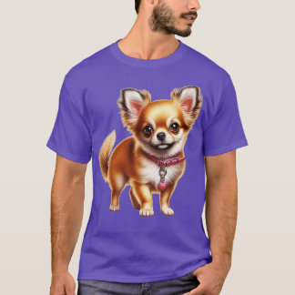 Camiseta Esbozo chihuahua cutto realista
