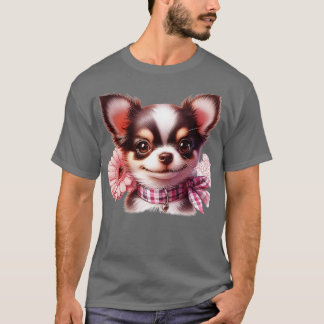 Camiseta Esbozo chihuahua realista lindo 1