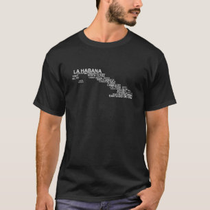 Camiseta Esbozo cubano, viaje a Cuba, orgullo cubano