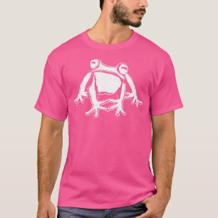Camiseta Esbozo de arte de rana Anfibios Rana de sapo