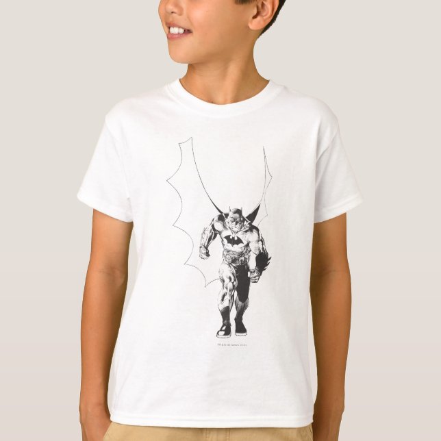 Camiseta Esbozo de Batman (Anverso)