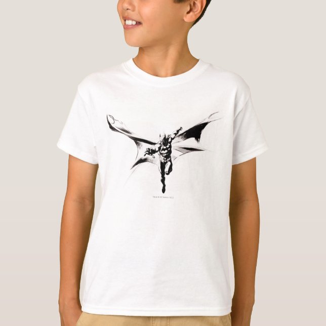 Camiseta Esbozo de Batman 2 (Anverso)