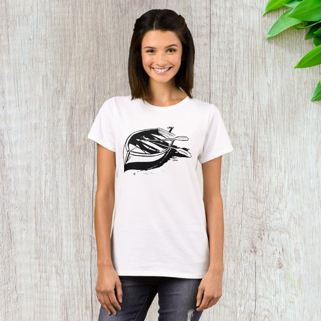 Camiseta Esbozo de bote de remos (Subido por el creador)