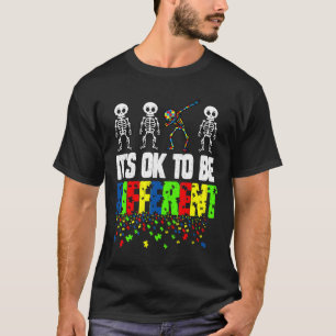 Camiseta Esbozo De Concienciación Sobre El Autismo Está Bie
