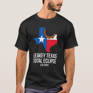 Camiseta Esbozo de estado del Eclipse total de Texas 2024