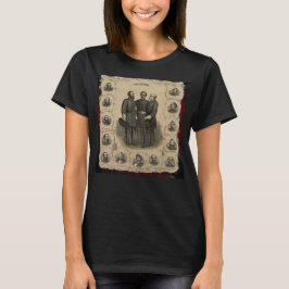 Camiseta Esbozo de héroes de la guerra civil