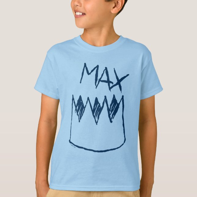 Camiseta Esbozo de máx. y corona (Anverso)