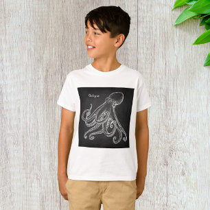 Camiseta Esbozo de Octopus