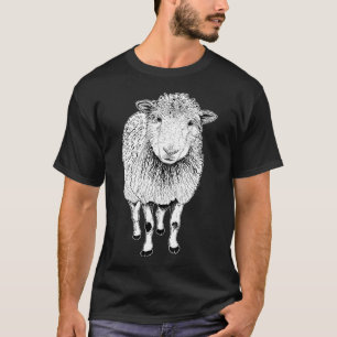 Camiseta Esbozo de ovejas