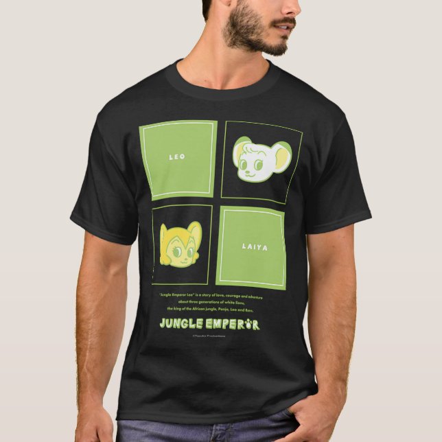 Camiseta Esbozo de plumilla2 I ¼ Kimba El Lionï Blanco Ctez (Anverso)