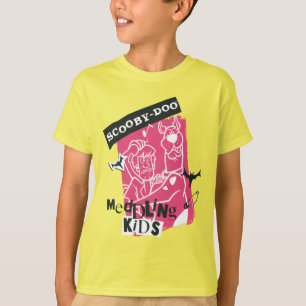 Camiseta Esbozo de Punk para niños con mezcolanza y escopet