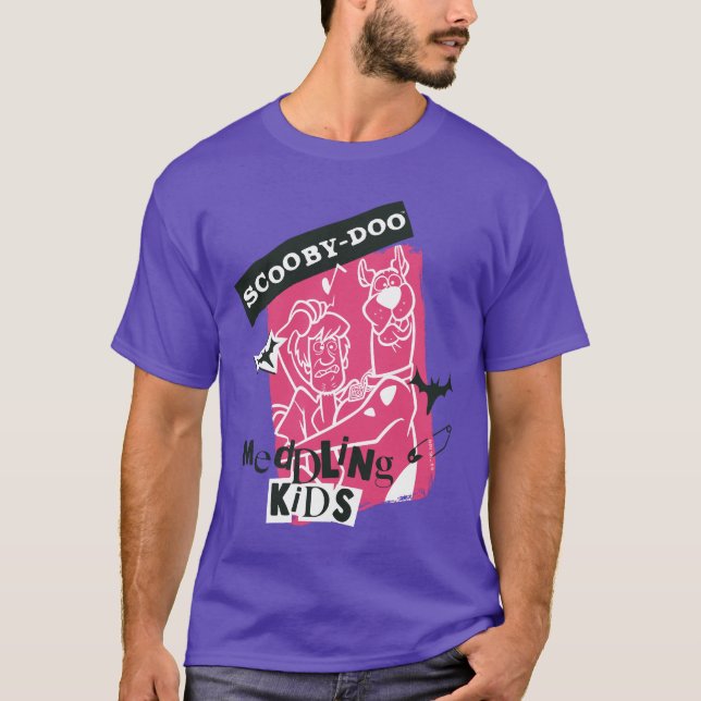 Camiseta Esbozo de Punk para niños con mezcolanza y escopet (Anverso)