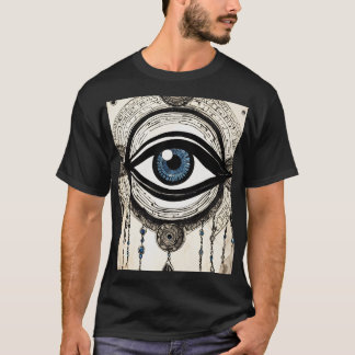 Camiseta Esbozo de Tatuaje Dream Catcher - Inspiración poli
