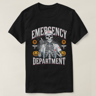Camiseta Esbozo del Departamento de Emergencia Enfermera de