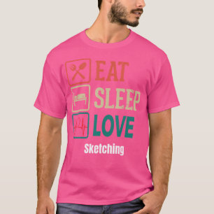 Camiseta Esbozo divertido