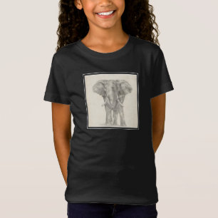 Camiseta Esbozo elefante