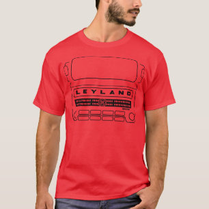Camiseta Esbozo gráfico del camión Leyland Boxer de los año