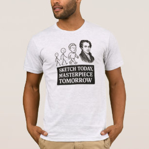 Camiseta Esbozo hoy, obra maestra mañana