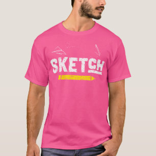 Camiseta Esbozo I Dibujo Artista Dibujante